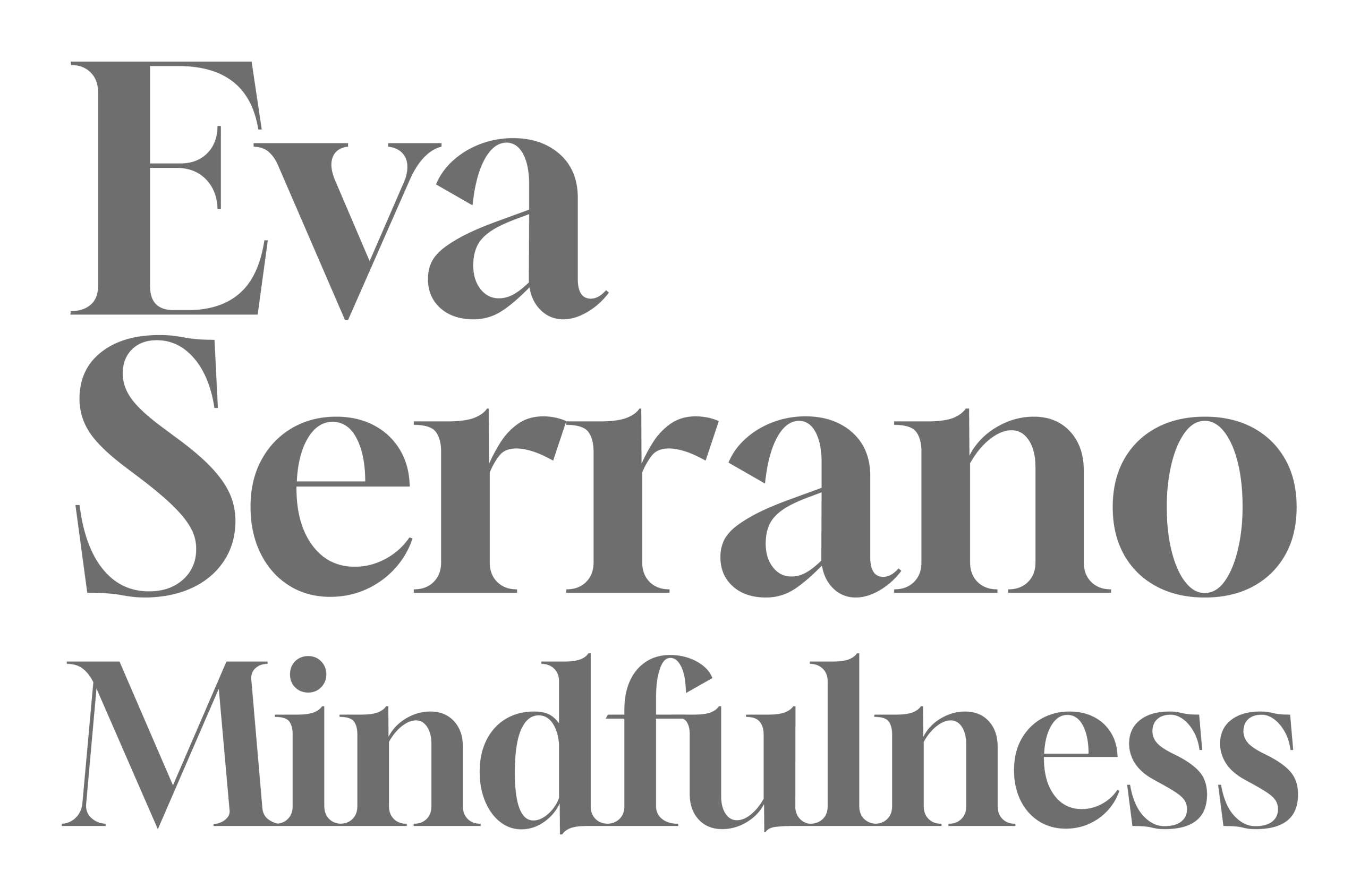 Logotipo Eva Serrano Color